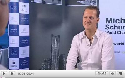 Michael Schumacher a BBC-nek nyilatkozva